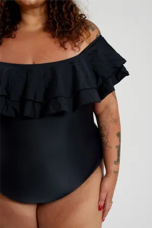 Miranda 02 One Piece Curve - Black on Black