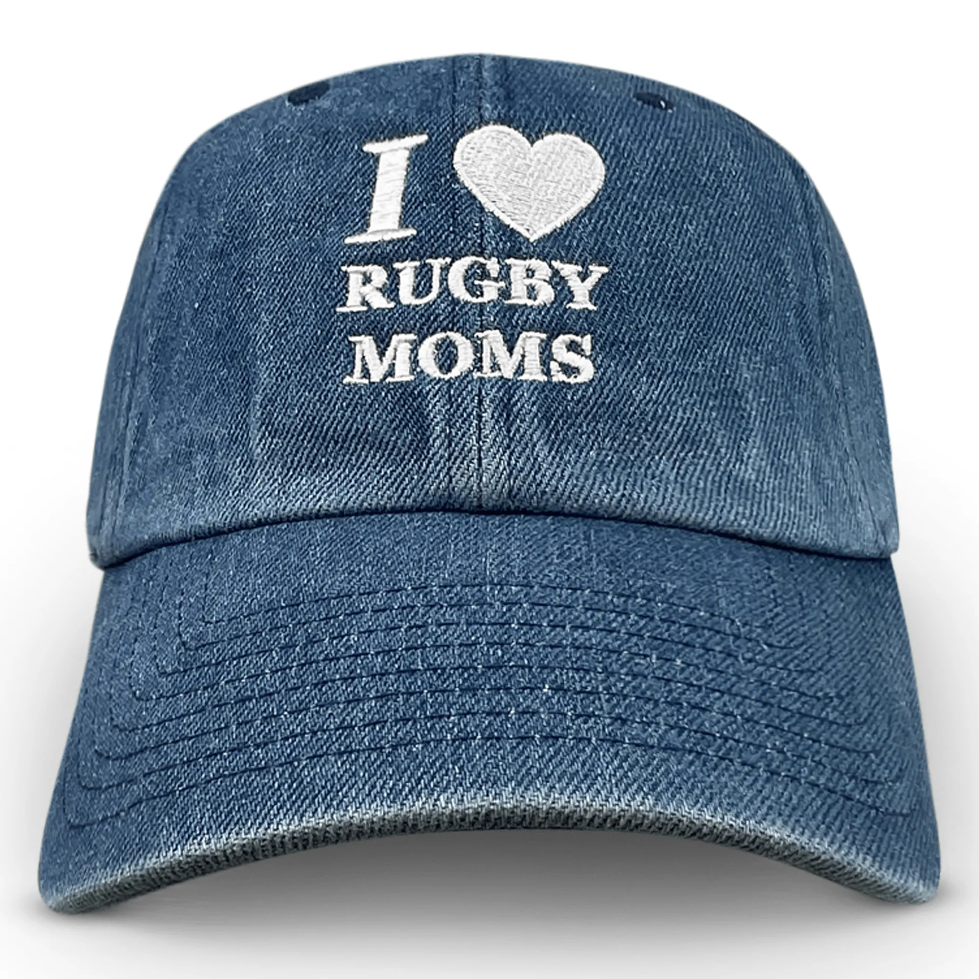 Modish Rugger I Heart Rugby Moms Cap