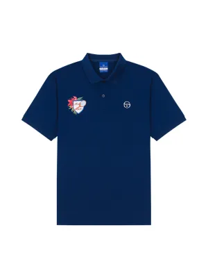 Monte Carlo Graphic Polo Shirt- Navy
