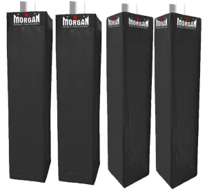 Morgan Black Goal Post Protectors (4Pc set)