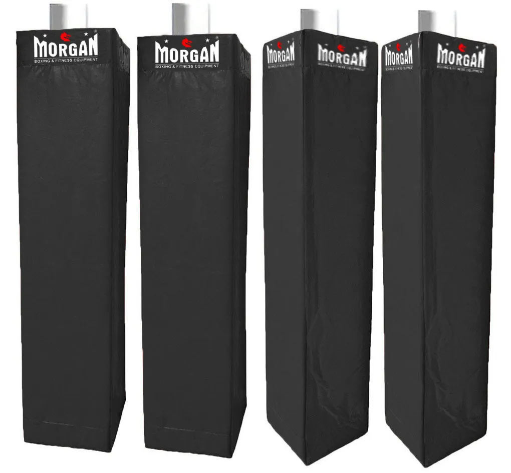 Morgan Black Goal Post Protectors (4Pc set)