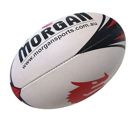 Morgan Match 4-Ply Rugby League Ball
