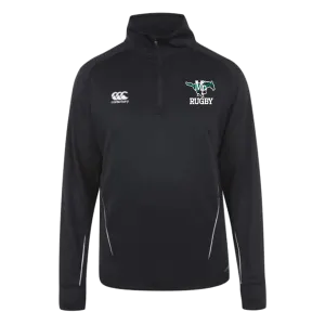 Myers Park Rugby Canterbury Team 1/4 Zip Mid Layer Black Rugby Training Top