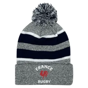 Nations of Rugby France Hooped Pom-Pom Beanie