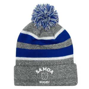 Nations of Rugby Samoa Hooped Pom-Pom Beanie