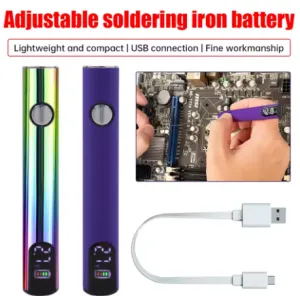 NEW Digital Preheating Soldering Iron Battery 400, 510 Mah, 3 Speed Button Regulator, Soldering Iron Battery Rod Heating Kit