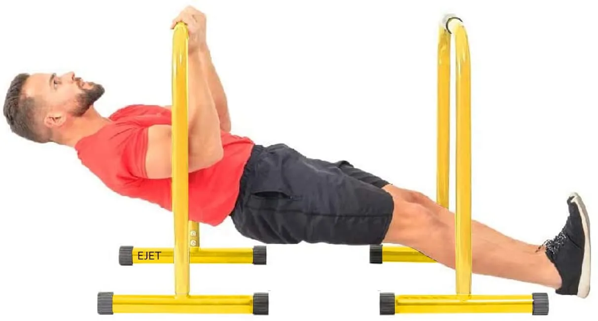 New in box! EJET Dip Bar Stand - Original Equalizer Total Body Strengthener Pull Up Bar Home Gym Exercise Equipment Dipping Station