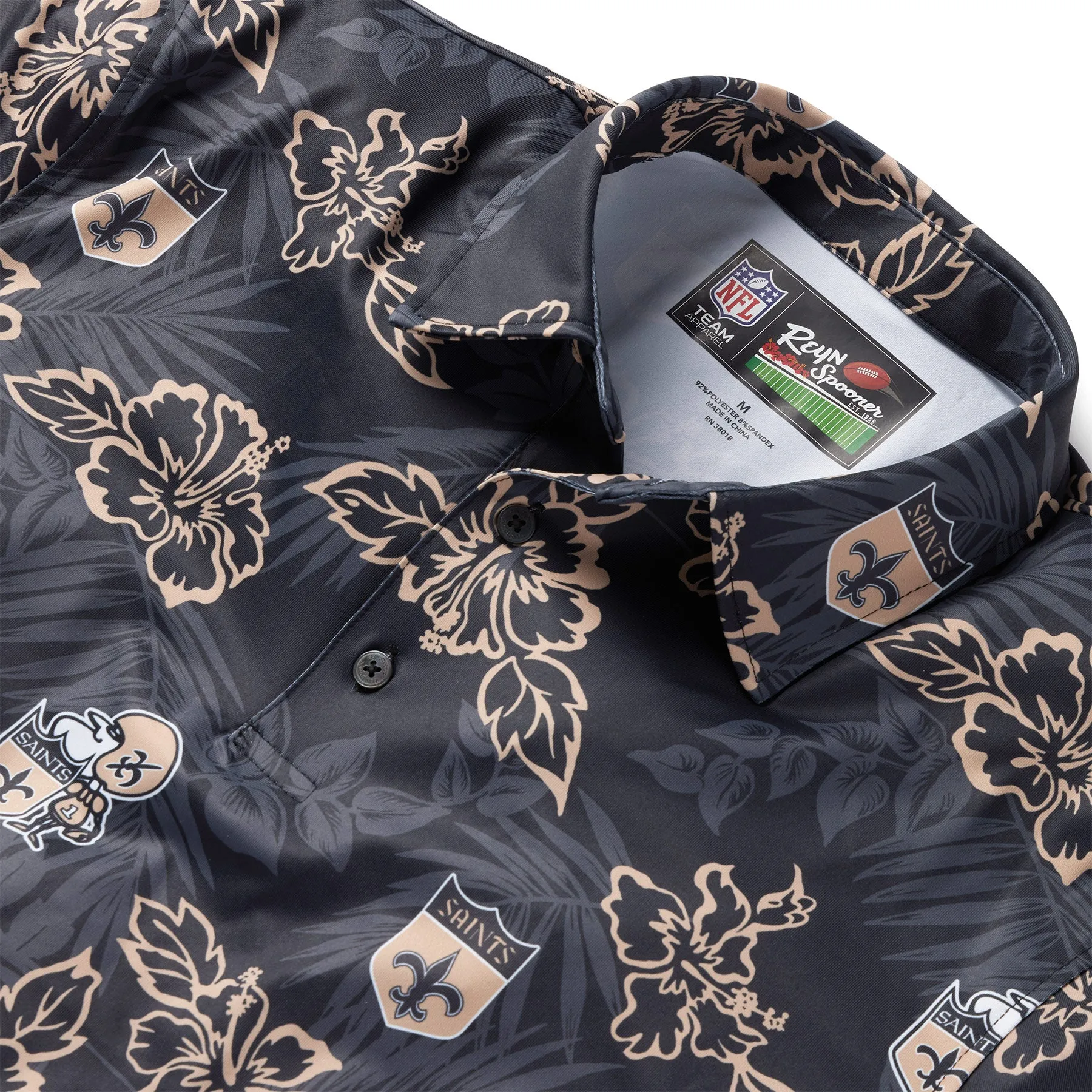 NEW ORLEANS SAINTS THROWBACK PERFORMANCE POLO