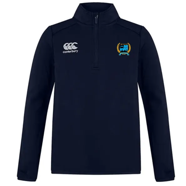 New York Police Dept. Rugby Club 1/4 Zip Mid Layer Training Top by Canterbury