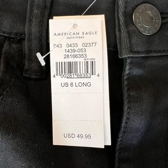 NWT- American Eagle Hi-Rise Jegging Ne(x)t Level Stretch Women's Size 6 Long 28W
