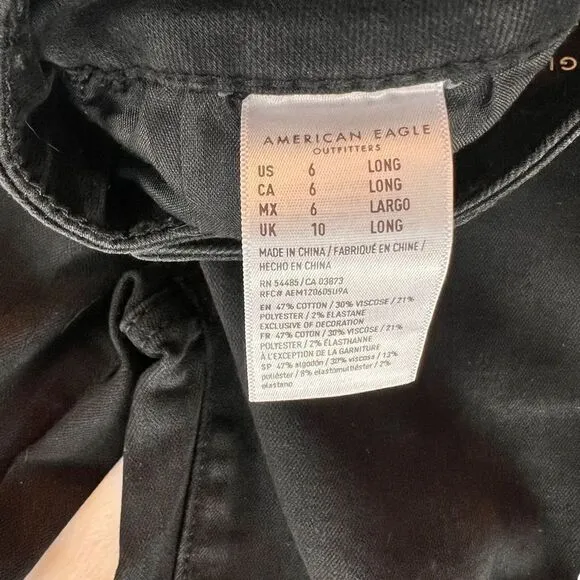 NWT- American Eagle Hi-Rise Jegging Ne(x)t Level Stretch Women's Size 6 Long 28W