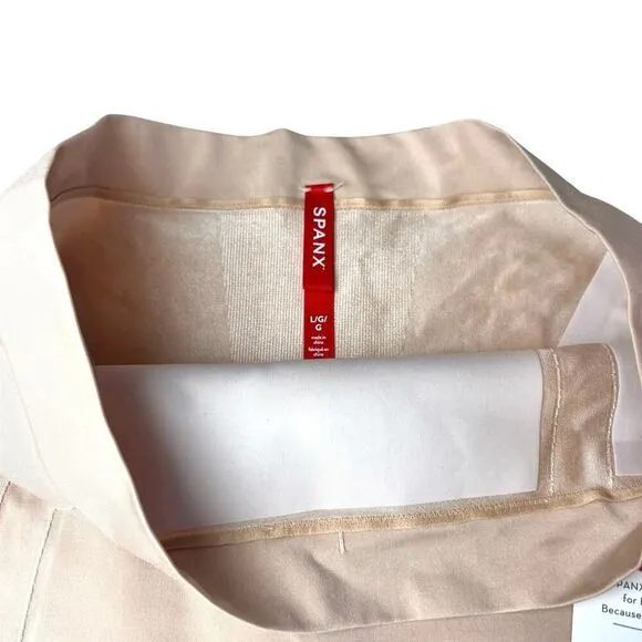 NWT Spanx SPANXsculpt OnCore High-Waisted Mid-Thigh Shorts Shapewear Soft Nude