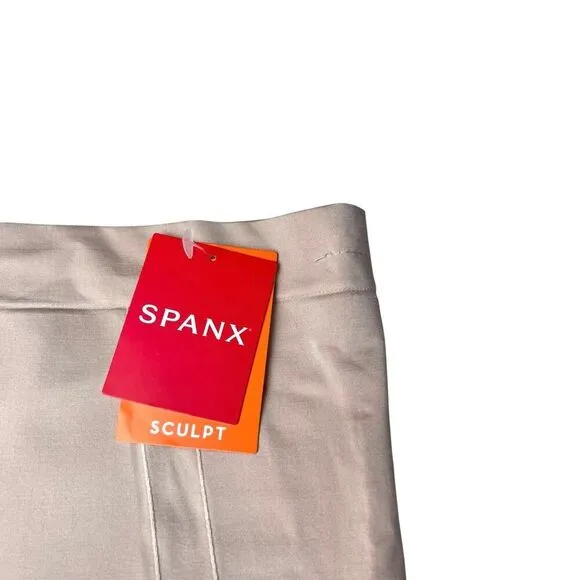 NWT Spanx SPANXsculpt OnCore High-Waisted Mid-Thigh Shorts Shapewear Soft Nude