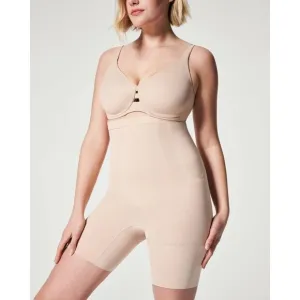 NWT Spanx SPANXsculpt OnCore High-Waisted Mid-Thigh Shorts Shapewear Soft Nude