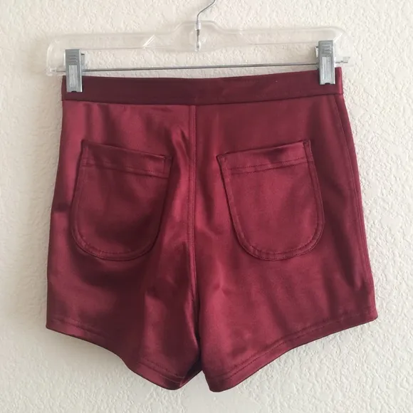 Nylon Knit Disco Shorts