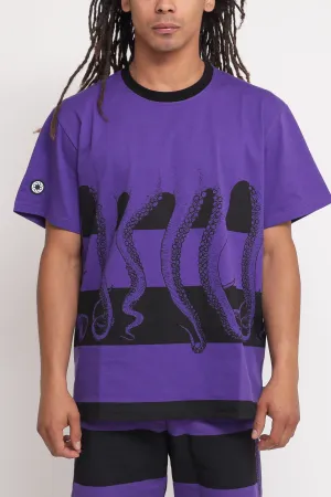 Octopus Fullback Tee - Purple