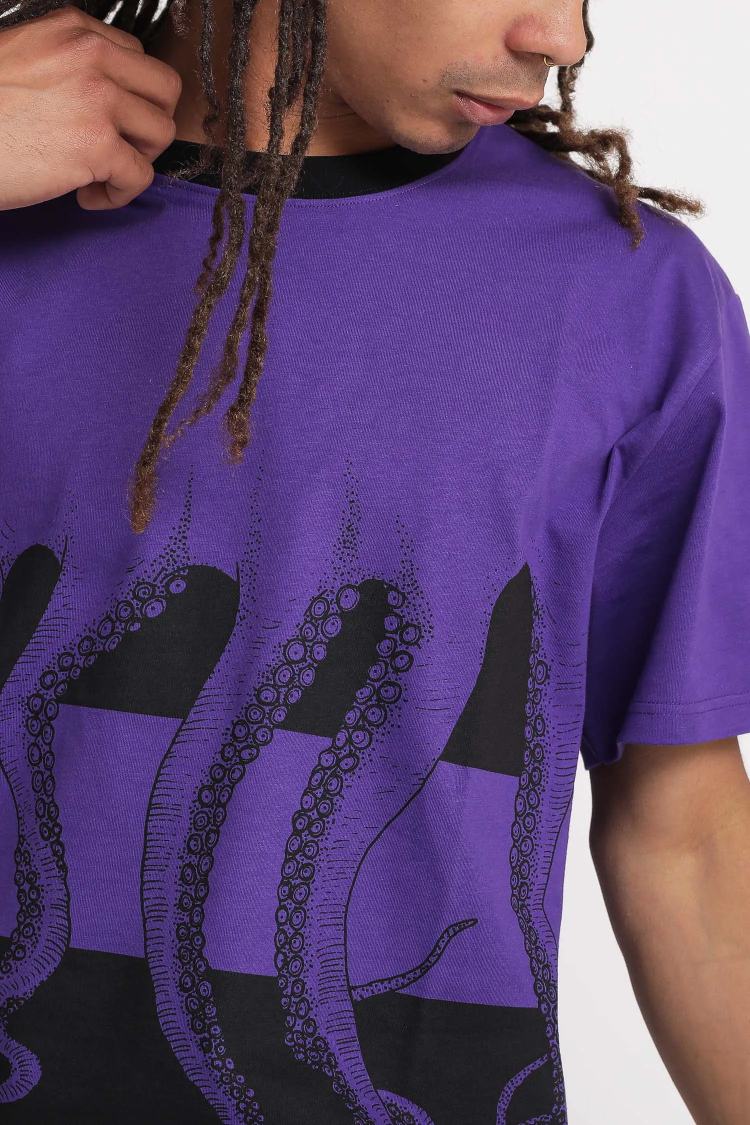 Octopus Fullback Tee - Purple