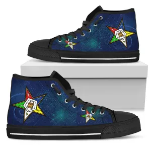 OES Classic Womens High Top Shoe GS_Blue