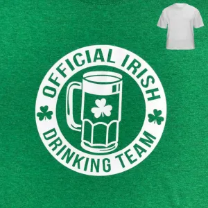 Official Irish Drinking Team Green T-Shirt