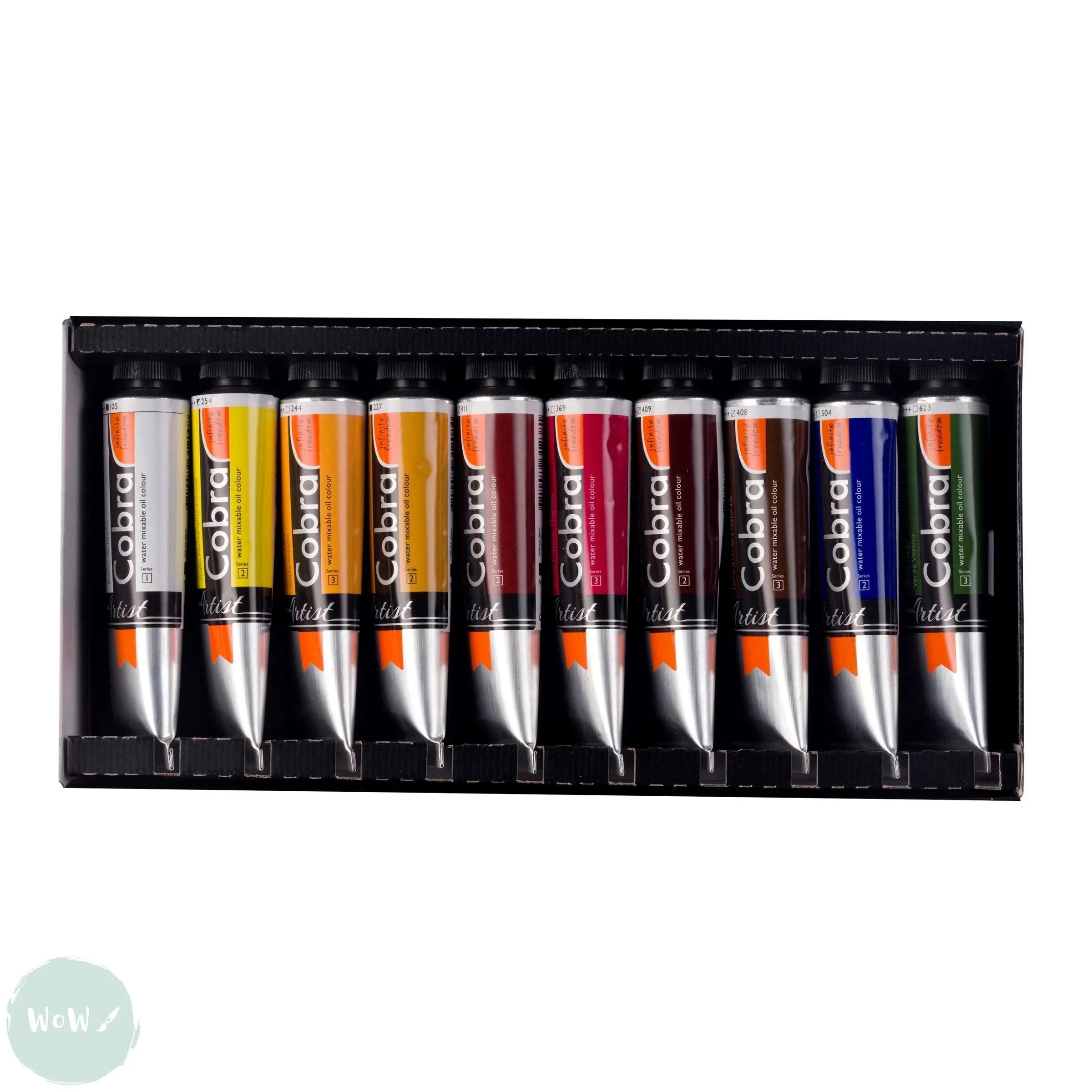 Oil Paint Set- WATER-MIXABLE - COBRA - The Peasants PORTRAIT COLOURS - 10 x 40ml Tubes