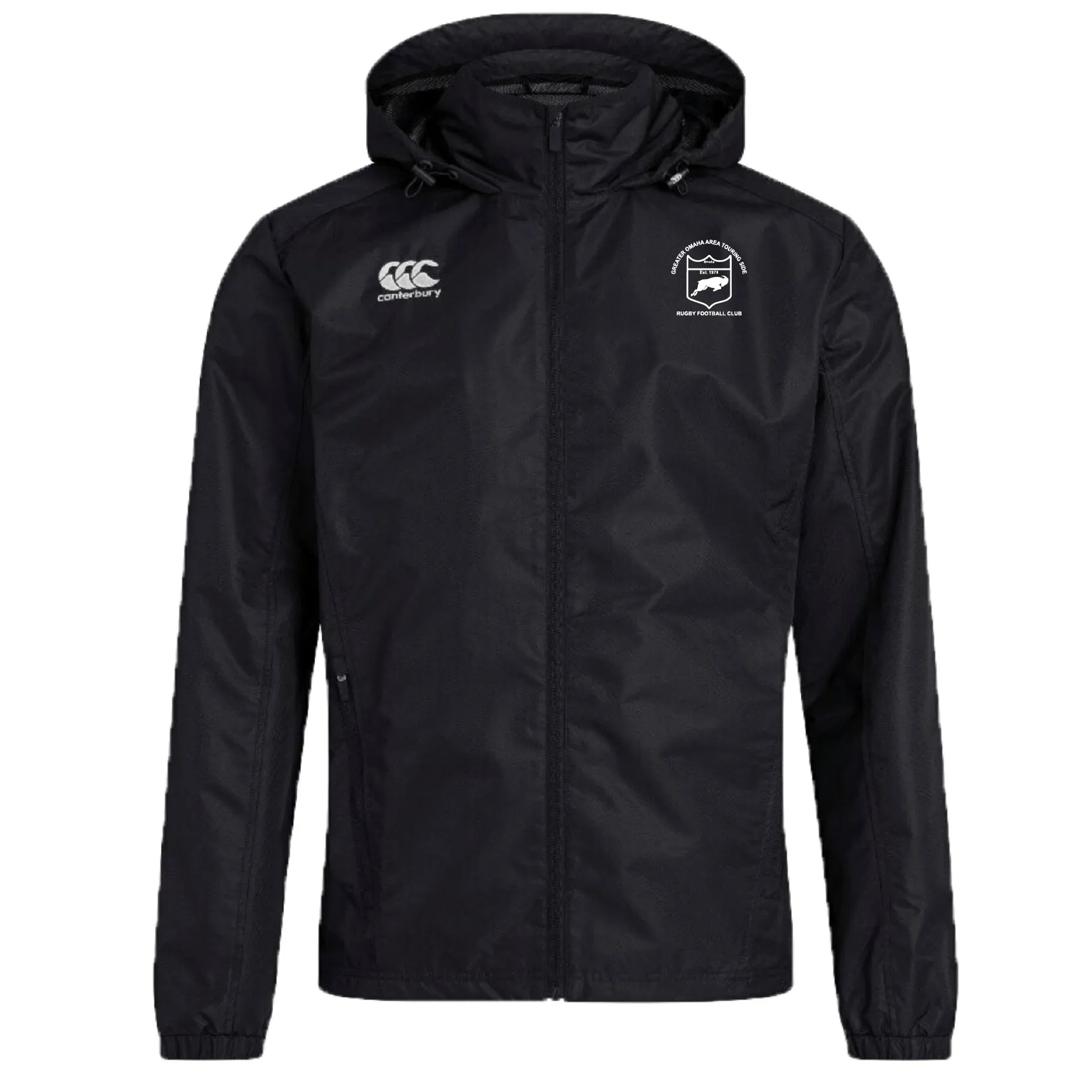 Omaha GOATS Rugby Club Vaposhield Full Zip Rain Jacket by Canterbury