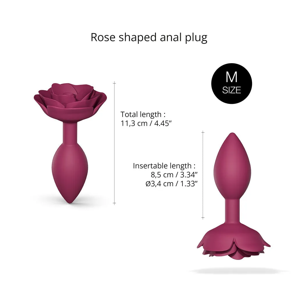 Open Roses Medium Anal Plug ~ Love to Love ~