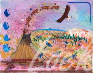 Original Acrylic on Canvas - Camp Medicine