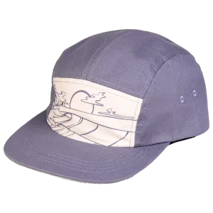 Oswald EcoPrint Cotton Twill Camp Cap