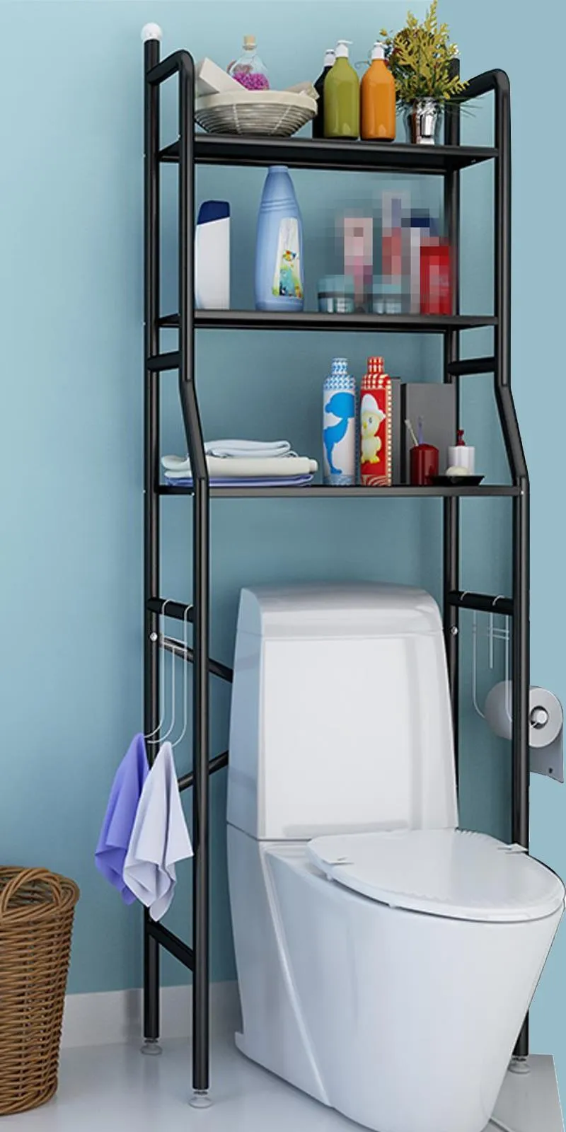 Over The Toilet 3 Tier Storage  Rack