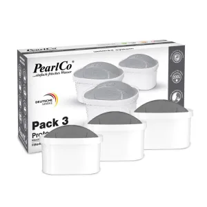PearlCo Filter Cartridges Unimax Protect  Brita® Compatible - Pack of 3