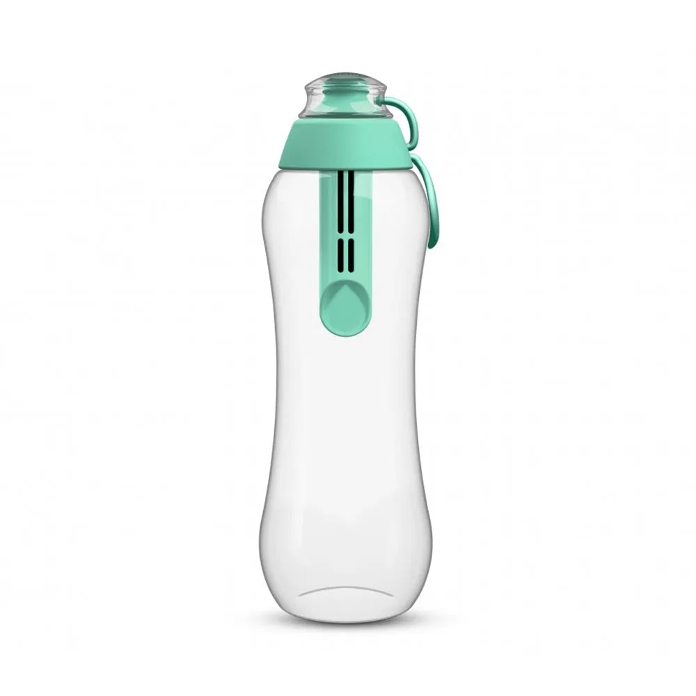 PearlCo Water Filter bottle including 1 filter cartridge 500ml – Mint