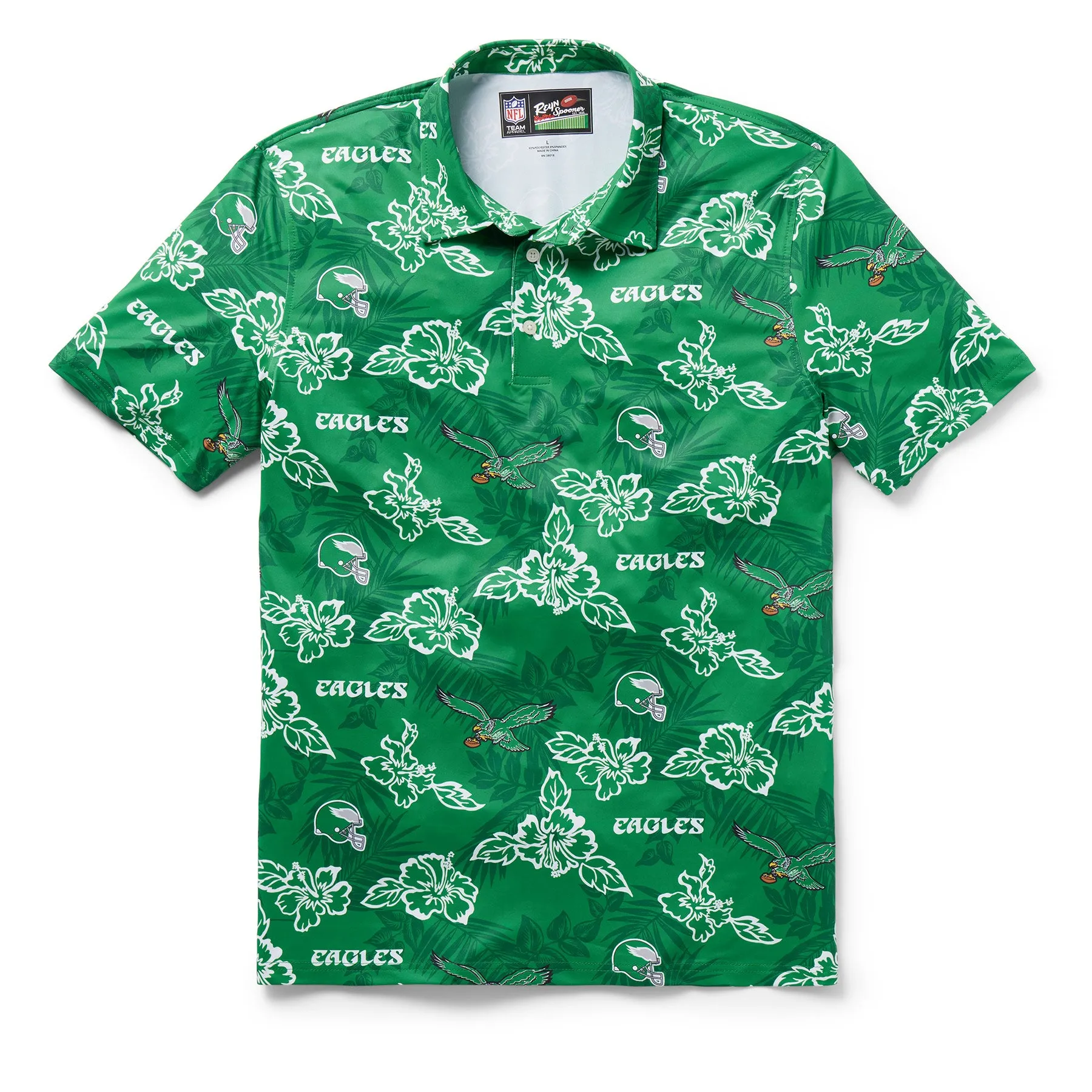 PHILADELPHIA EAGLES THROWBACK PERFORMANCE POLO