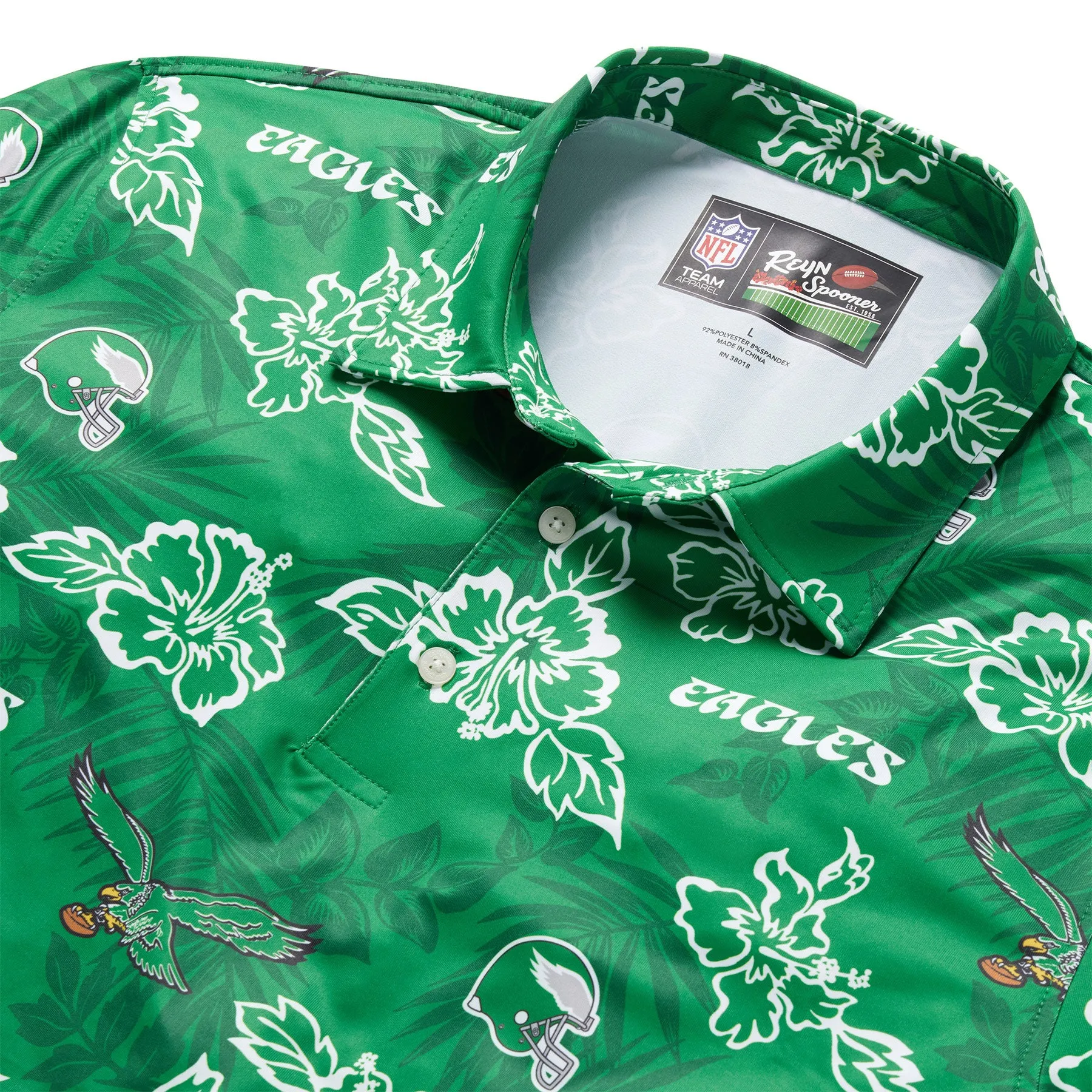 PHILADELPHIA EAGLES THROWBACK PERFORMANCE POLO