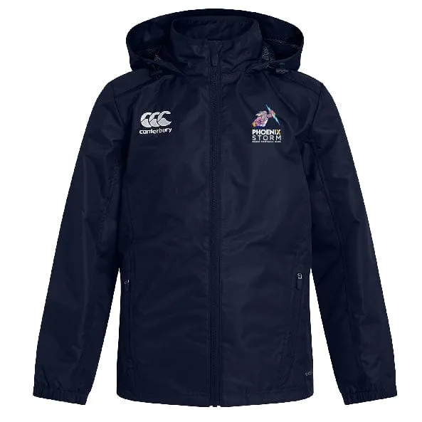 Phoenix Storm RFC Club Vaposhield Full Zip Rain Jacket by Canterbury