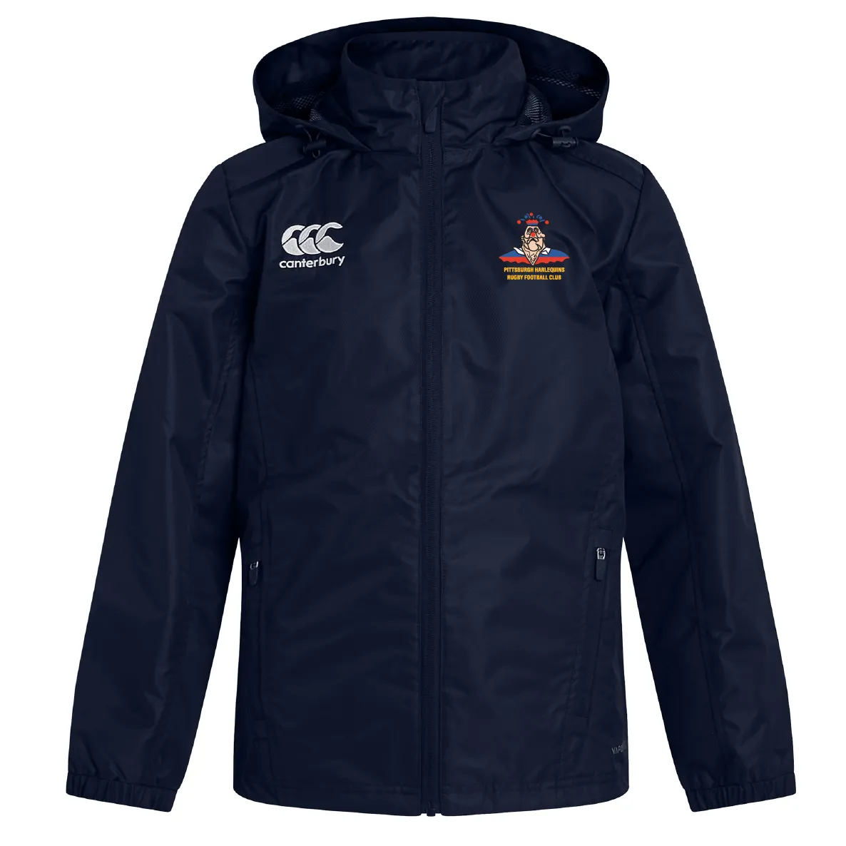 Pittsburgh Harlequins Rugby Club Vaposhield Full Zip Rain Jacket by Canterbury