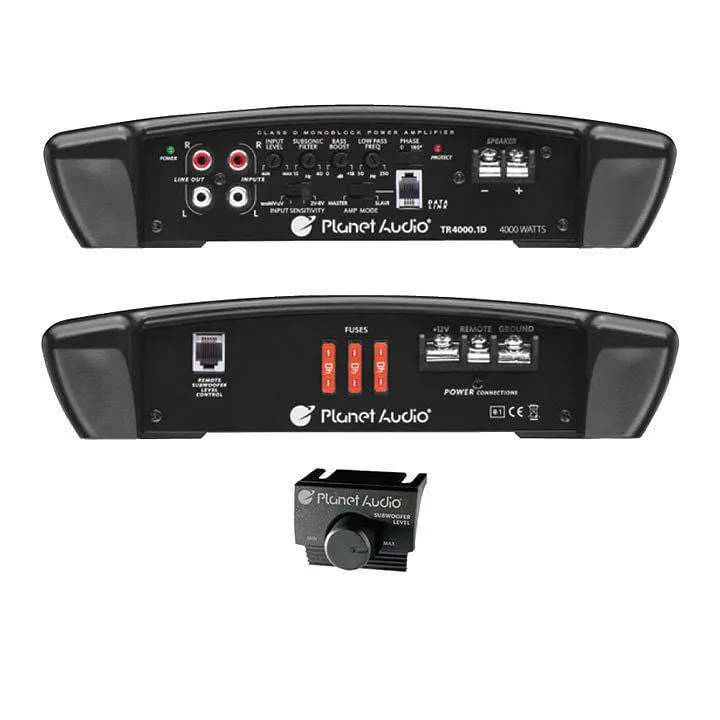 Planet 4000 Watts Max Power Class D Monoblock Power Amplifier 1-OHM Stable