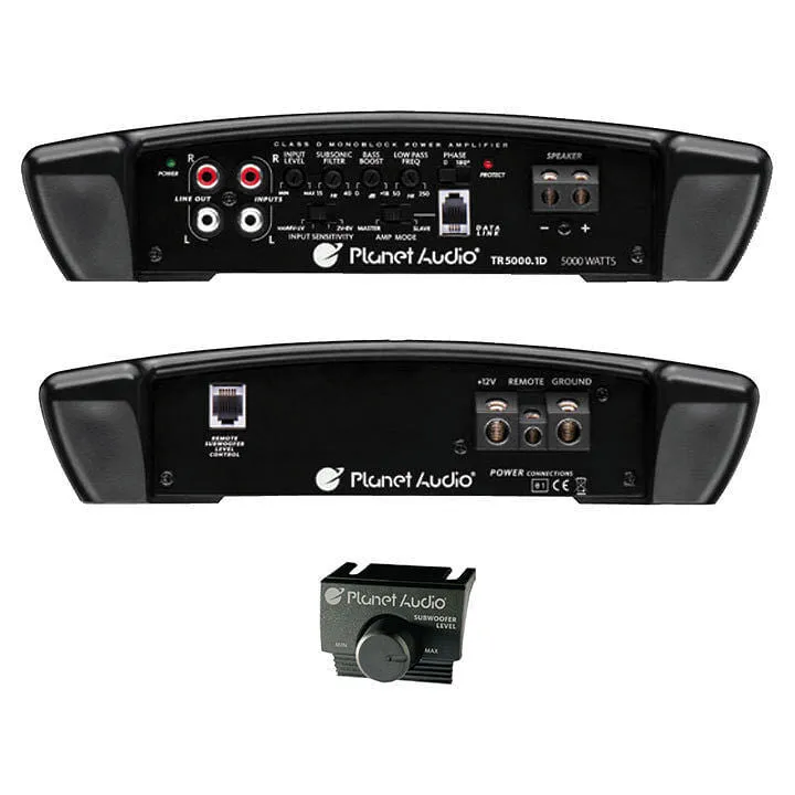 Planet 5000 Watts Max Power Class D Monoblock Power Amplifier 1-OHM Stable