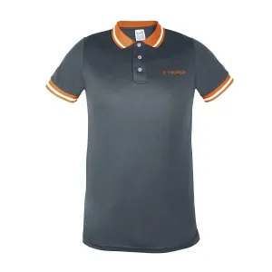 Playera tipo polo dry fit gris, para caballero, talla G, Truper 61083