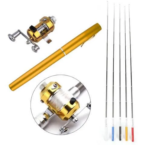 Pocket Rocket Angler Rod With Reel - The Quick Land Stealth Fishing Pole