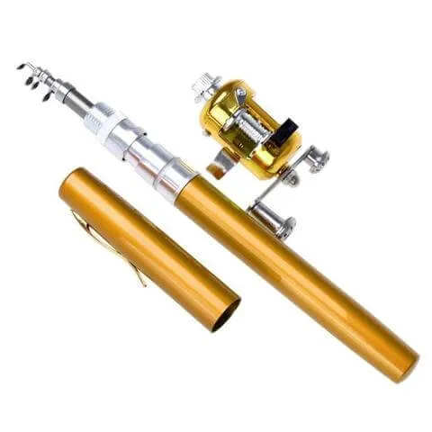 Pocket Rocket Angler Rod With Reel - The Quick Land Stealth Fishing Pole