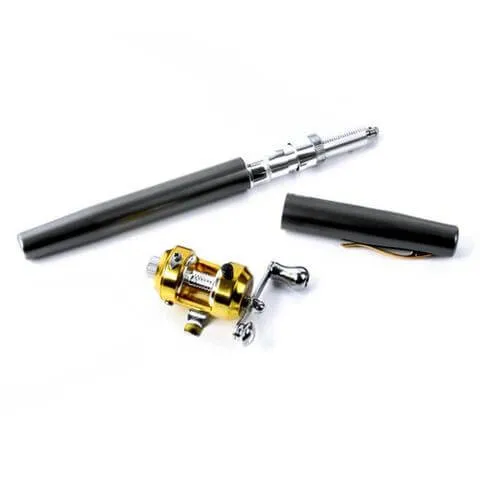 Pocket Rocket Angler Rod With Reel - The Quick Land Stealth Fishing Pole