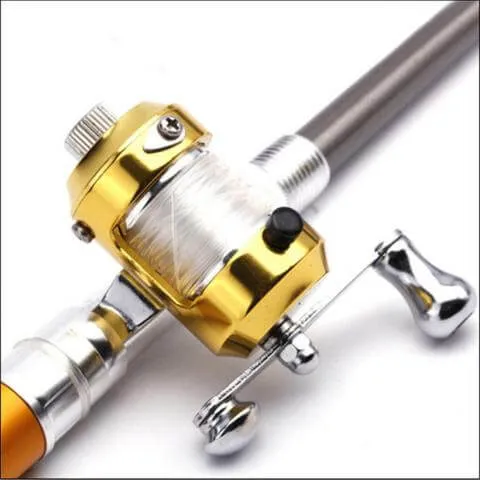 Pocket Rocket Angler Rod With Reel - The Quick Land Stealth Fishing Pole
