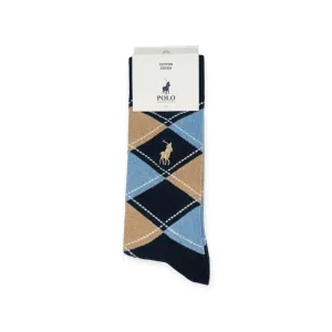 Polo Argyle Socks Navy