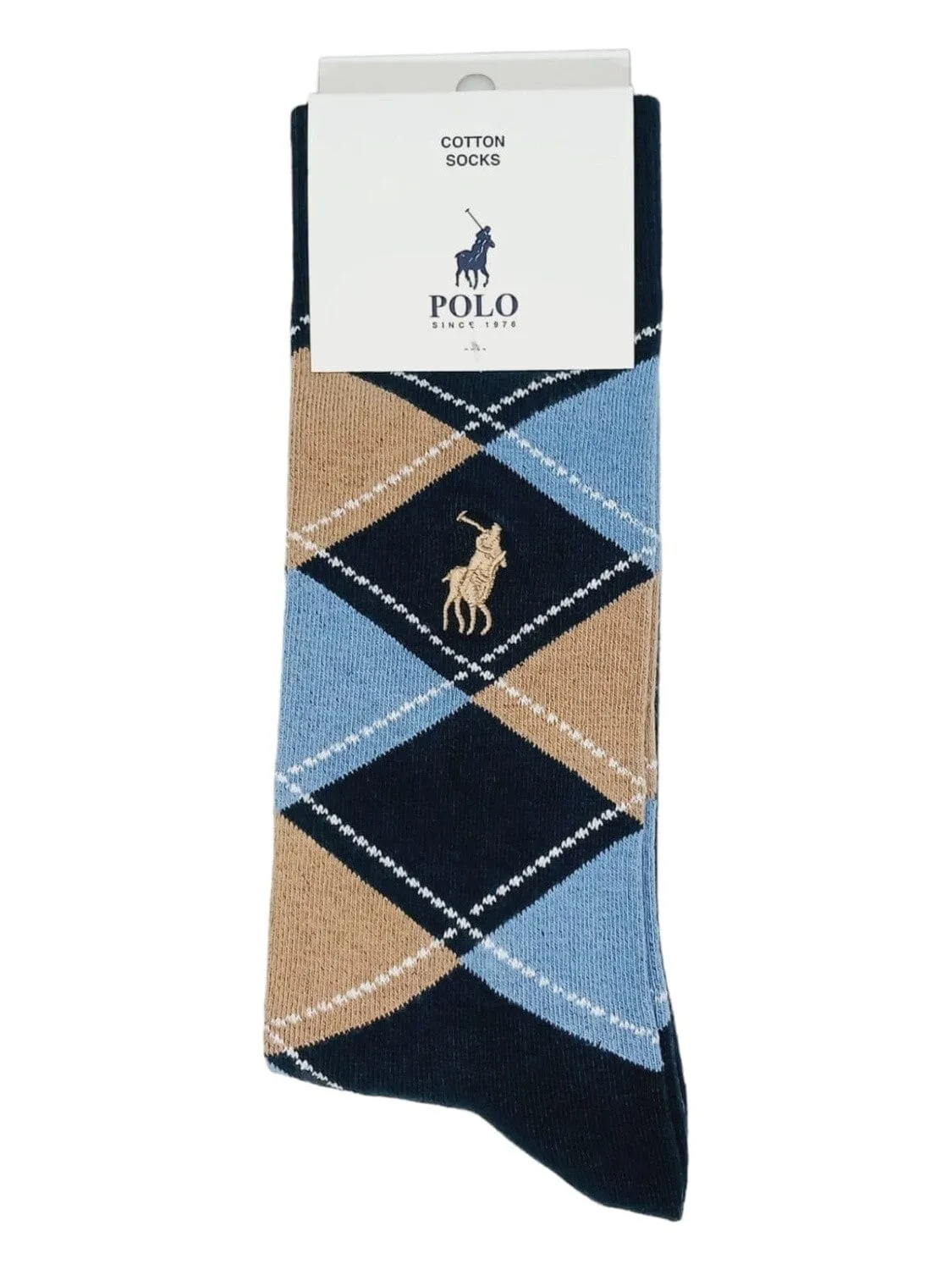 Polo Argyle Socks Navy