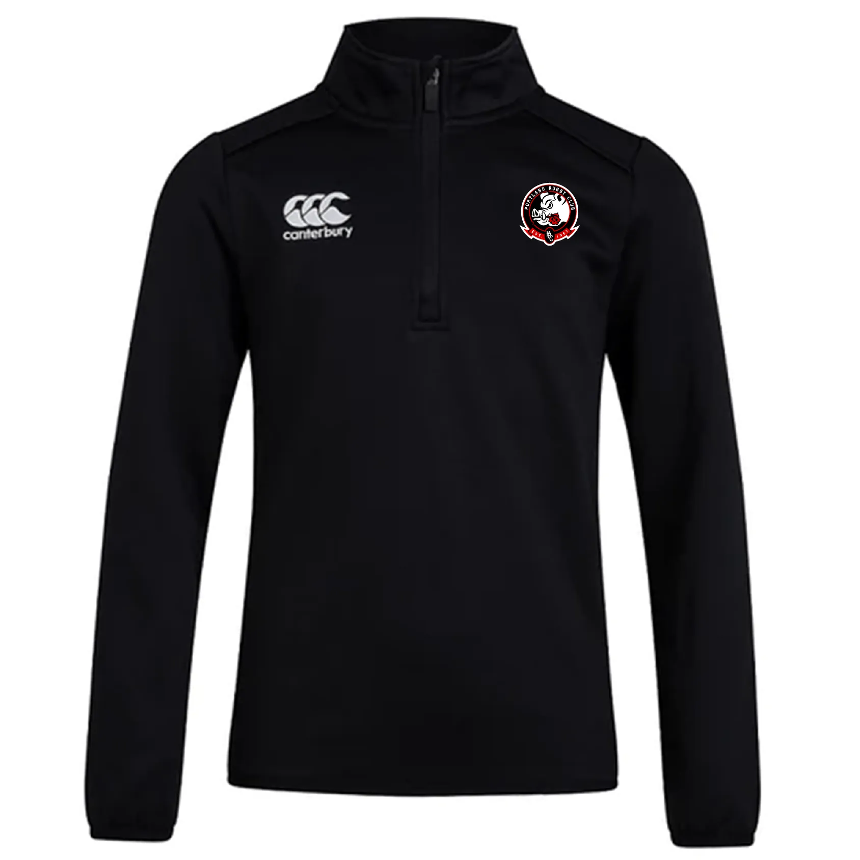 Portland Rugby Club 1/4 Zip Mid Layer Training Top by Canterbury