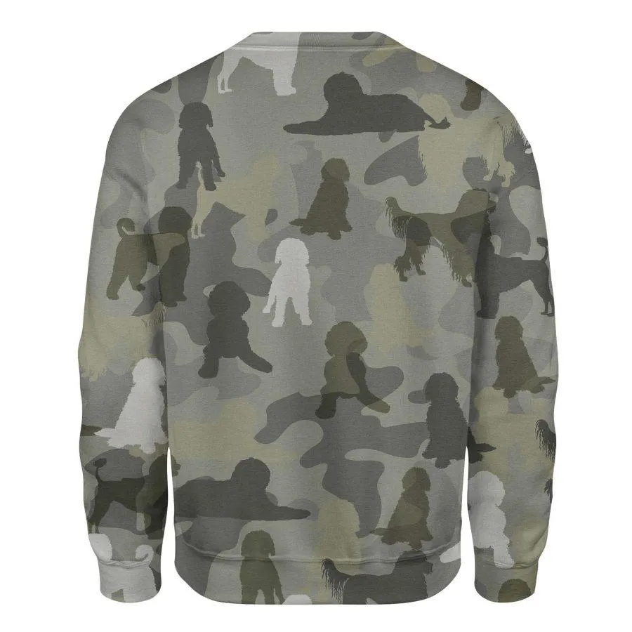 Portuguese Water Dog - Camo - Premium Sweatshirt