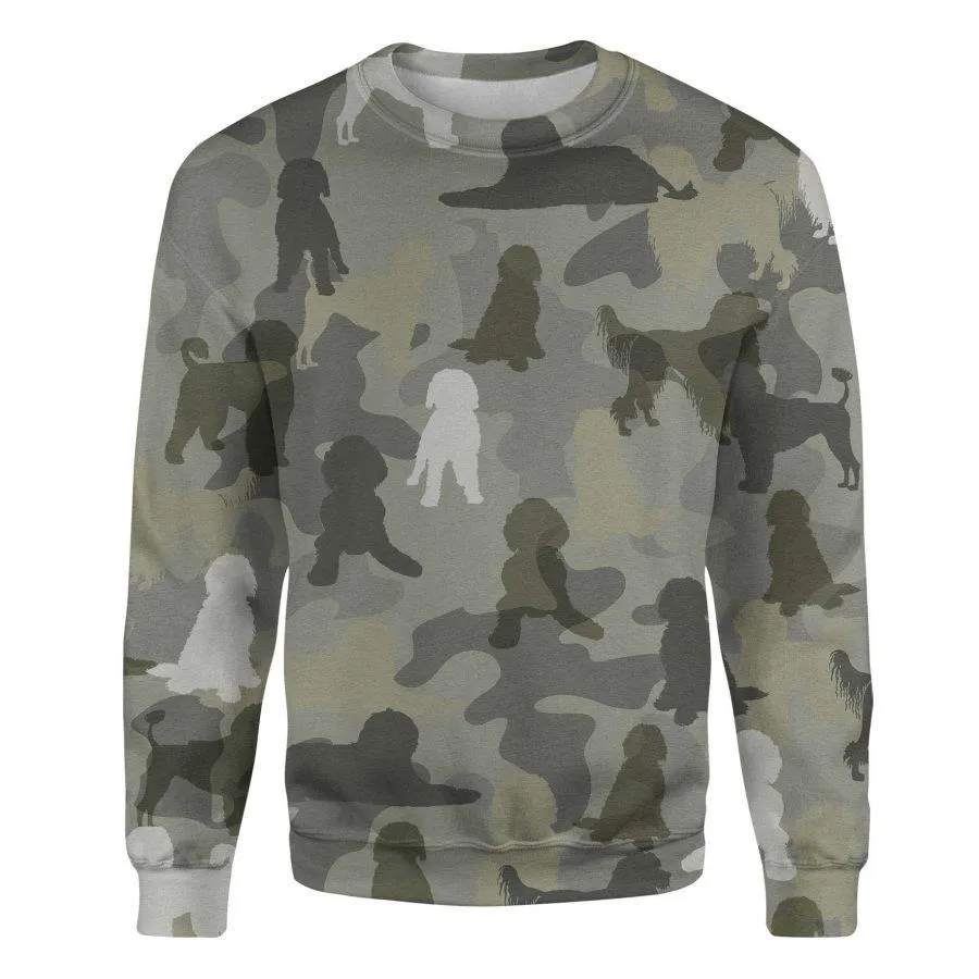 Portuguese Water Dog - Camo - Premium Sweatshirt