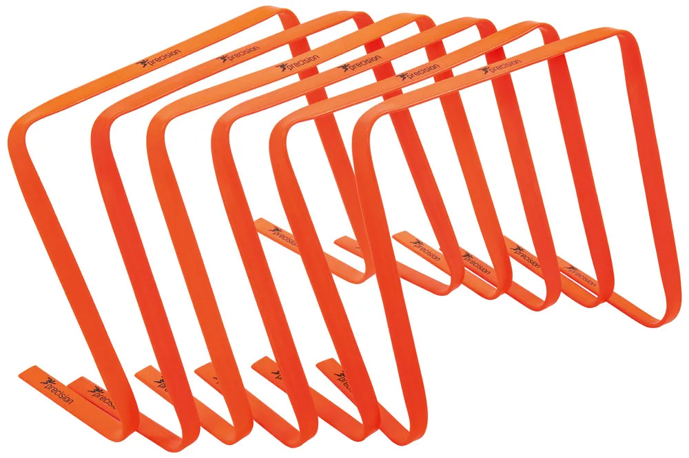Precision Flat 15 inchHurdles Set (Set of 6) -DS