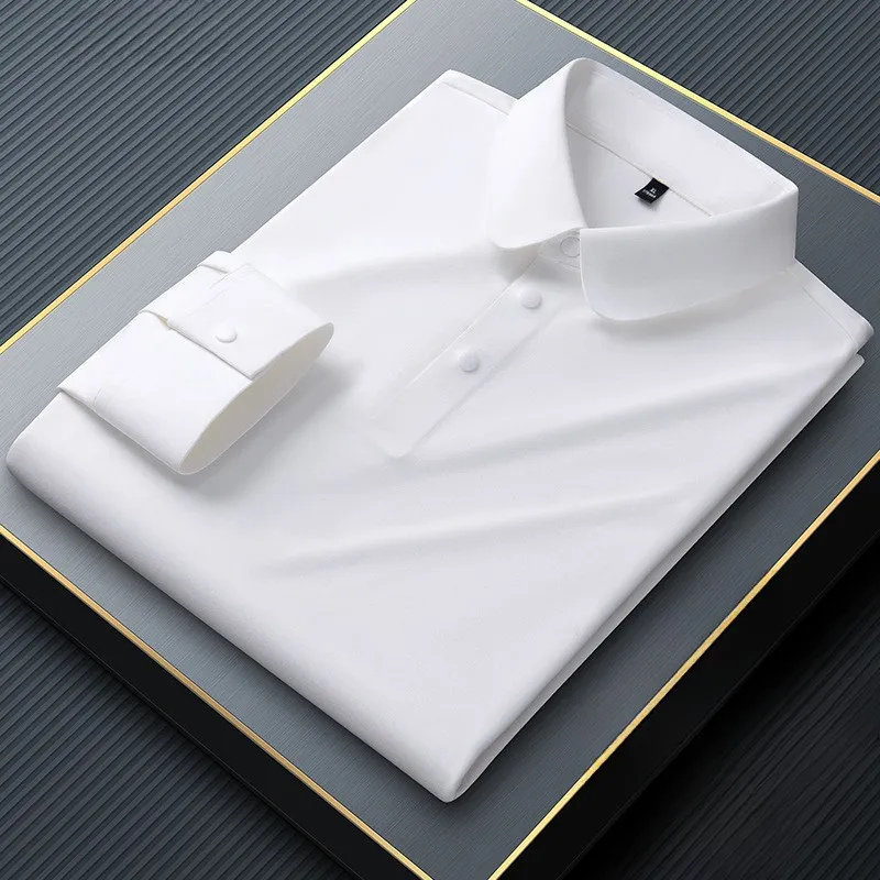 Premium No-Iron Polo | Quick-Dry Performance Long Sleeve