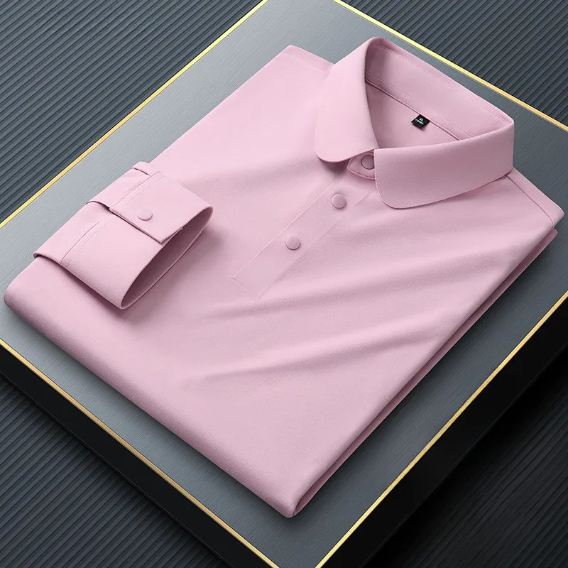 Premium No-Iron Polo | Quick-Dry Performance Long Sleeve
